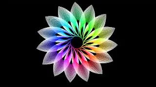 Colorful Geometric Art: Python Code Drawing 