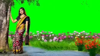 Beautiful Girl Green Screen Video Effects || Cute girl green screen video effects