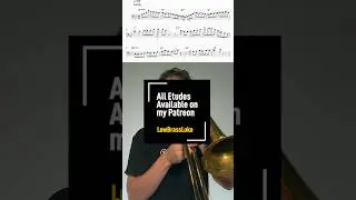 A swingin’ etude based on “There Is No Greater Love”. #trombone #jazz #solo #bebop #improvisation