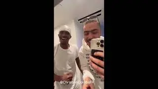 Quincy pranks Christian Combs with a fake tattoo to promote new song!