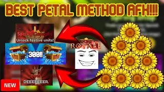 This Here Is *THE BEST AFK PETAL METHOD* In Anime Royale Roblox!! | TinyTask Petal Farm