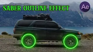 Animated Saber Outline Effect | After Effects tutorial #saber #sabereffect #aftereffects