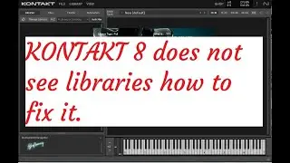 KONTAKT 8 does not see libraries how to fix it !   🇺🇦 🌎