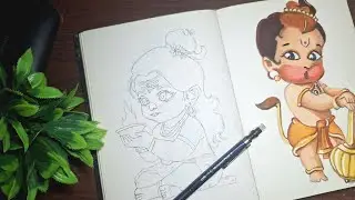 Bringing Little Shiva to Life | Lavanya's Art | Hindu Mythology Inspired Drawings