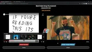 WE NEVER HEARD THIS DRAKE SONG! (Best Drake Song Tournament) with DarkR_Gaming