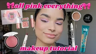 🎀all pink everything🎀 makeup tutorial