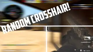 I Played CSGO With A Random Crosshair!