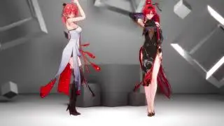 【Wuthering Waves MMD】Changli x Yinlin【Chocolate Cream】