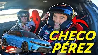 My Ride-Along with F1's Sergio Pérez in a Honda Civic Type R