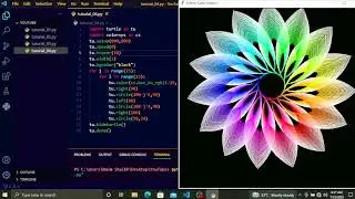 Create a favorite design | python turtle Graphics