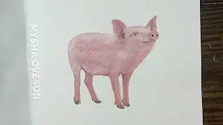 Daily Doodle Messenger - Day 108: Pig