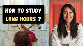 How to study long hours with full focus | CA Nikita Jindal