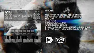 Free Gorilla Bass 64-bit VST plugin instrument for Windows