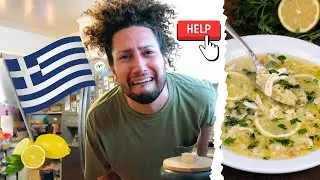 Making Avgolemono Soup From SCRATCH (I can't cook)
