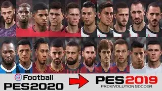 PES 2019 | PES 2020 Mega Facepack-1 For PES 2019.