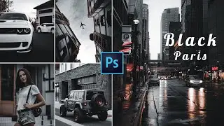 BLACK PARIS Color Grading | Black Tone Preset | Black Preset | Photo Effects