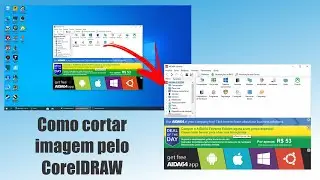 Como recortar a imagem pelo CorelDRAW - Método Fácil