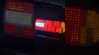 Е30 кастомные прозрачные фонари с диодами, дискотека. 