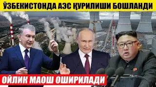 ОЙЛИК ОШАДИ МИРЗИЁЕВ:---ЎЗБЕКИСТОНДА АЭС ҚУРИЛИШ БОШЛАНДИ