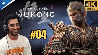 EPIC FOREST BATTLE in Black Myth Wukong Part #04 | Hindi Gameplay Walkthrough #wukong #ps5 4k #60fps