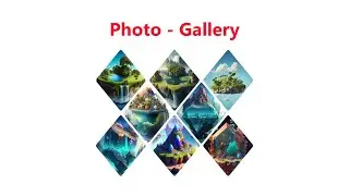 Create a diamond grid gallery with CSS (with a bonus animation)