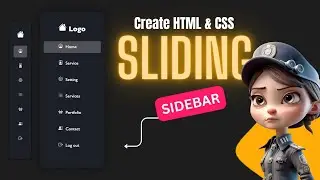 🔥Building a Responsive Sliding Sidebar Menu with HTML, CSS, and JavaScript