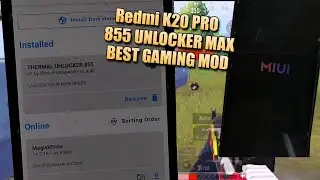 redmi k20 pro thermal unlocker 855 unlock max speed cpu and gpu MIUI 12.0.5 Gaming Mod