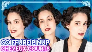 TUTO COIFFURE PINUP ANNÉES 40 | cheveux courts