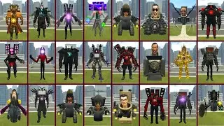 ARMORED TITAN SPEAKERMAN vs BLIND MACE SKIBIDI TOILET vs SWORD CAMERAMAN In Garry's Mod
