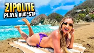 ZIPOLITE | LA PLAYA NUD!STA mas famosa de MEXICO 🇲🇽 OAXACA