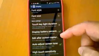 Smart Phone Quick Tip: Galaxy S4 Battery % Display
