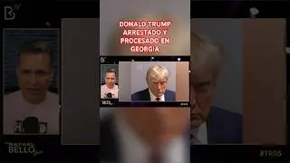 Photo of Donald Trump in prison. Trump is arrested and released on bail in GA 