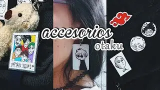 ACCESORIOS DE ANIME p.2 | diy otaku | aretes de personajes, llaveros polaroid, pins con cartón