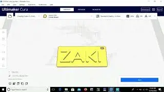3D KEYCHAIN DESIGN AND PRINTING...CREALITY ENDER 3 FIRST PRINT.MATTER CONTROL DESIGN::Ultimate cura