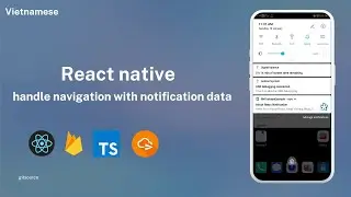 React Native hanle navigation with notification data