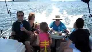 My Family and I on the lake in Lake George