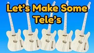 We are Making Guitars In Our New Shop! Lot's Of Guitar building Tips And Some Cool Tools!!