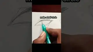 Draw Anime Eyes 👀 #shorts #viral #trending #naruto #tutorial #anime #jiraiya #drawing