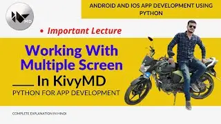 Working With Multiple Screen in KivyMD | Android and iOS app development using python KivyMD
