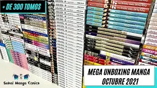 Mega Unboxing Manga Octubre 2021 España [SMC] - Parte 1