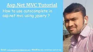 How to use autocomplete in asp.net mvc using jquery ?