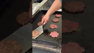 Triple Smash Burger #cooking #smashburger #campchef