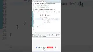 Fibonacci series 🔥#shorts #shortvideo