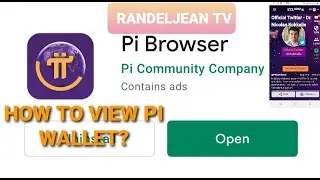 How to view pi wallet | pi browser
