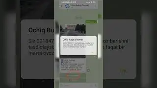 OPENBUDGETGA RASMIY BOT ORQALI OVOZ BERISH 