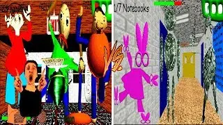 Playtime's Swapped Basics VS Baldis Charector And Item Swapped Basics