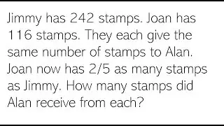 A Fifth Grade Fraction Problem