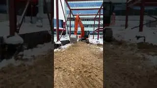 Планировка экскаватором гусянка