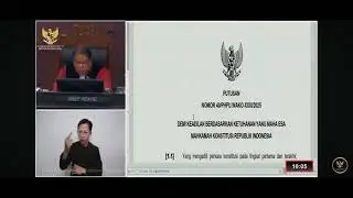 SIDANG PUTUSAN MAHKAMAH KONSTITUSI PILWAKO KOTA GORONTALO 2025