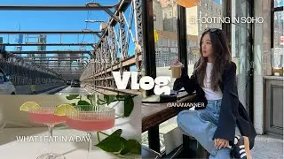 [NYC VLOG] making Jenn Im's breakfast sandwich, shooting content in Soho, what I eat in a week